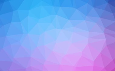 Çizgileri ve üçgenleri olan vektörsüz bir düzen. Soyut arkaplanda renkli eğimli üçgenler