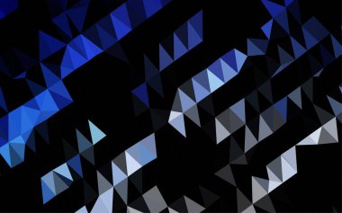 Çizgileri ve üçgenleri olan vektörsüz bir düzen. Soyut arkaplanda renkli eğimli üçgenler