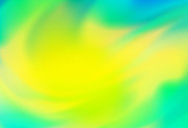 Açık Mavi, Sarı vektör parlak şablonu bulanıklaştırdı.