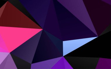 soyut vektör geometrik duvar kağıdı farklı şekiller ve renkler