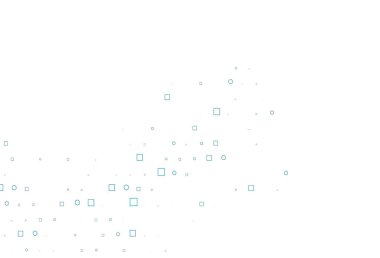 Dairesel benekli hafif Mavili vektör düzeni, küpler.