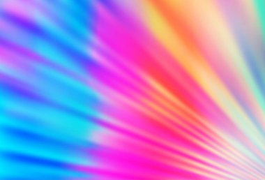 Dar çizgileri olan Açık Çokrenkli, Gökkuşağı vektör deseni.