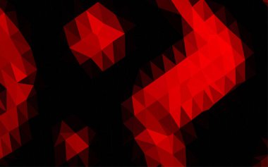 Çizgileri ve üçgenleri olan vektörsüz bir düzen. Soyut arkaplanda renkli eğimli üçgenler