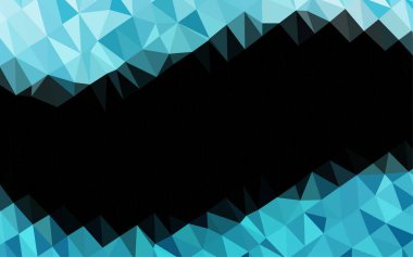 Çizgileri ve üçgenleri olan vektörsüz bir düzen. Soyut arkaplanda renkli eğimli üçgenler