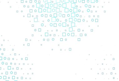 Dairesel benekli hafif Mavili vektör düzeni, küpler.