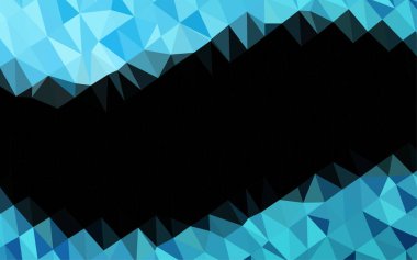 Çizgileri ve üçgenleri olan vektörsüz bir düzen. Soyut arkaplanda renkli eğimli üçgenler