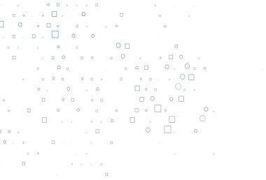 Diskleri, dikdörtgenleri olan hafif BLUE vektör dokusu.