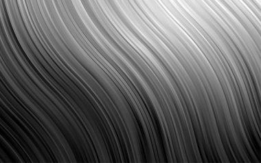 Farklı şekil ve renklerdeki bulanık dalgalı çizgiler. Gradyanı olan belirsiz soyut bir illüstrasyon.