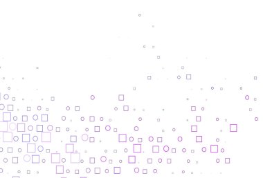 Açık Pembe, noktalı, noktalı, küplü Mavi vektör arkaplanı.