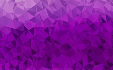 Çizgileri ve üçgenleri olan vektörsüz bir düzen. Soyut arkaplanda renkli eğimli üçgenler