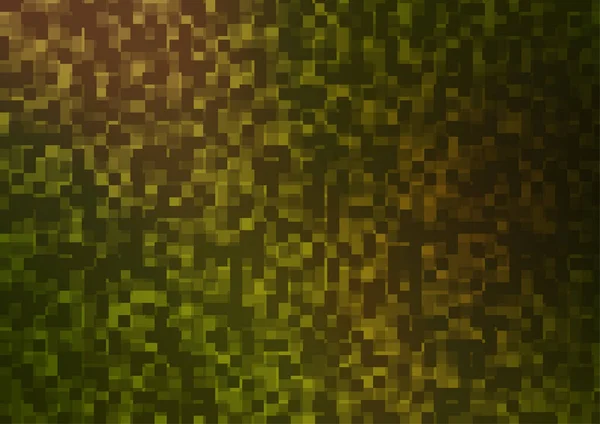 Světle Zelená Žlutý Vektorový Vzor Čtvercovém Stylu — Stockový vektor