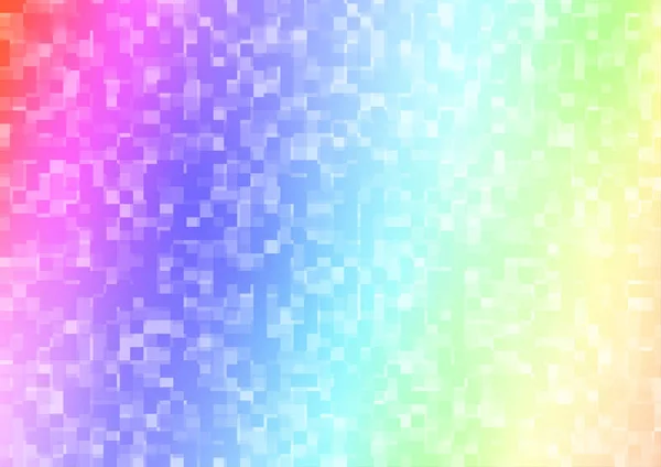Světlý Vícebarevný Duhový Vektorový Kryt Polygonálním Stylu — Stockový vektor