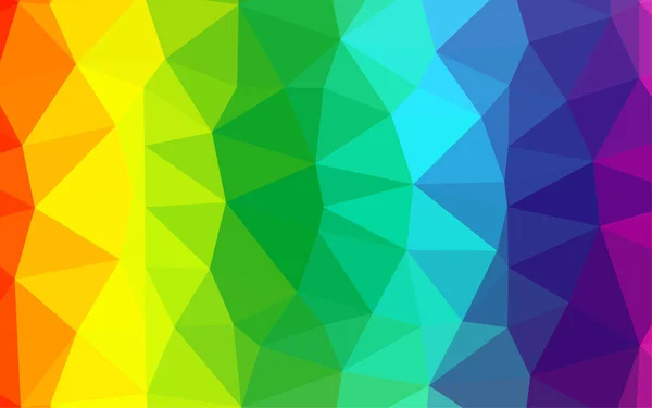 Fondo Mosaico Poligonal Colorido Ilustración Vectorial — Vector de stock