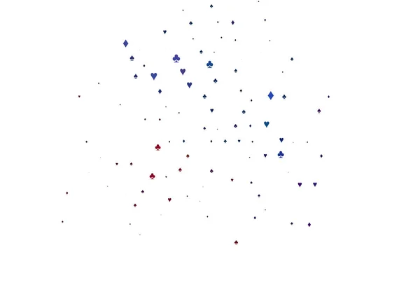 Jasnoniebieski Czerwony Wektor Tekstury Kart Gry — Wektor stockowy