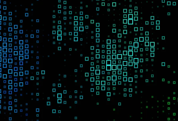 Темно Синій Зелений Векторний Шаблон Ромбом — стоковий вектор