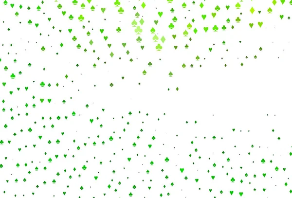 Светло Зеленое Векторное Покрытие Сиренами Азартных Игр — стоковый вектор
