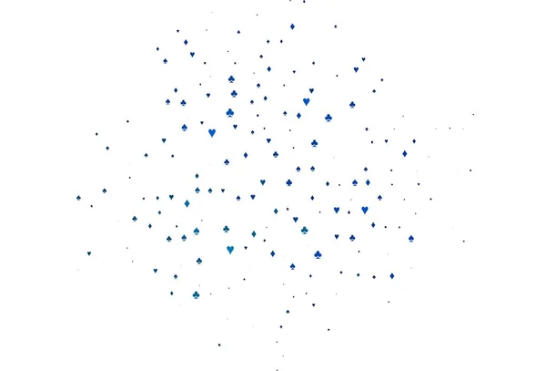 Luz Azul Vector Fondo Con Tarjetas Signos — Archivo Imágenes Vectoriales