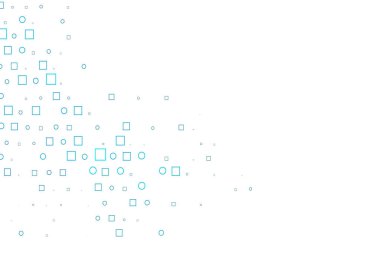 Dairesel ve dikdörtgenli hafif BLUE vektör arkaplanı.