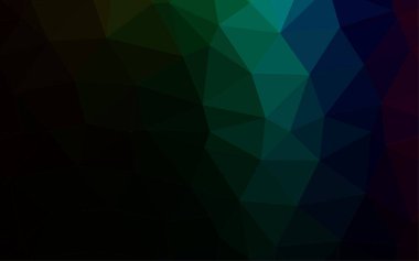 renkli çokgen mozaik arkaplan, vektör illüstrasyonu