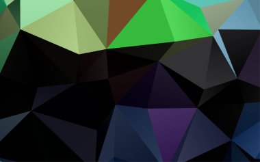 renkli çokgen mozaik arkaplan, vektör illüstrasyonu