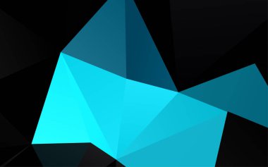 Çizgileri ve üçgenleri olan vektörsüz bir düzen. Soyut arkaplanda renkli eğimli üçgenler