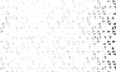 Çizgileri ve üçgenleri olan vektörsüz bir düzen. Soyut arkaplanda renkli eğimli üçgenler