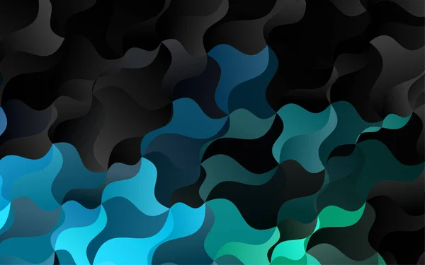 Αδιάλειπτη Αφηρημένη Μοτίβο Μπλε Κύματα — Διανυσματικό Αρχείο