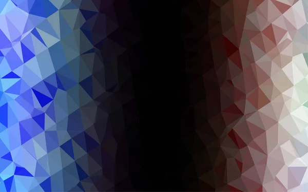 Fundo Mosaico Poligonal Colorido Ilustração Vetorial — Vetor de Stock