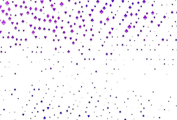 Licht Paarse Vector Achtergrond Met Kaarten Borden — Stockvector