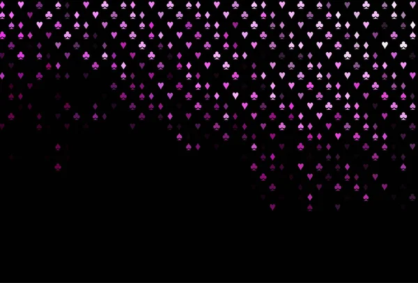 Diseño Vectorial Rosa Oscuro Con Elementos Tarjetas — Archivo Imágenes Vectoriales