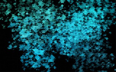 Çizgileri ve üçgenleri olan vektörsüz bir düzen. Soyut arkaplanda renkli eğimli üçgenler