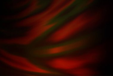 Koyu Turuncu vektör parlak şablonu bulanıklaştırdı.