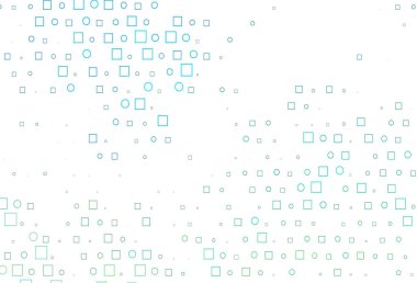 Dairesel benekli hafif Mavili vektör düzeni, küpler.