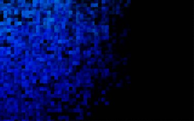 Mavi ve siyah kareli soyut arkaplan