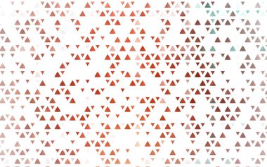Çizgileri ve üçgenleri olan vektörsüz bir düzen. Soyut arkaplanda renkli eğimli üçgenler