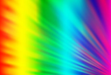 Açık Çokrenkli, düz çizgileri olan Gökkuşağı vektör arkaplanı.