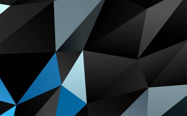 Çizgileri ve üçgenleri olan vektörsüz bir düzen. Soyut arkaplanda renkli eğimli üçgenler