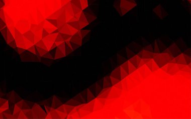 Çizgileri ve üçgenleri olan vektörsüz bir düzen. Soyut arkaplanda renkli eğimli üçgenler