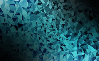 Çizgileri ve üçgenleri olan vektörsüz bir düzen. Soyut arkaplanda renkli eğimli üçgenler