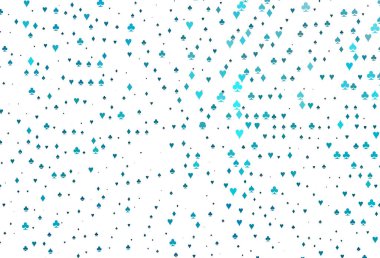 Kart elemanlarıyla hafif BLUE vektör düzeni.