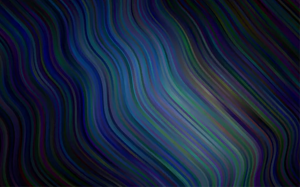 Líneas Onduladas Borrosas Diferentes Formas Colores Una Vaga Ilustración Abstracta — Vector de stock