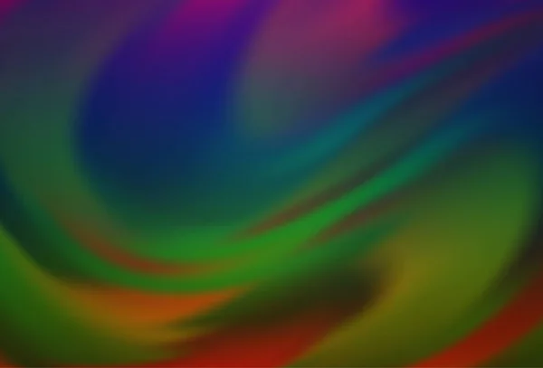 Темный Разноцветный Вектор Rainbow Цветной Размытый Фон — стоковый вектор
