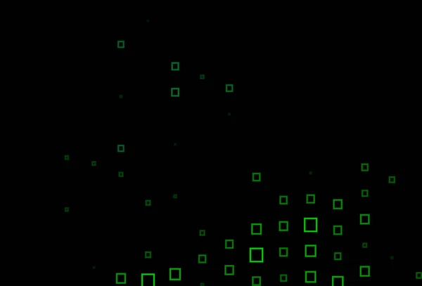 Темно Зеленый Векторный Фон Прямоугольниками — стоковый вектор