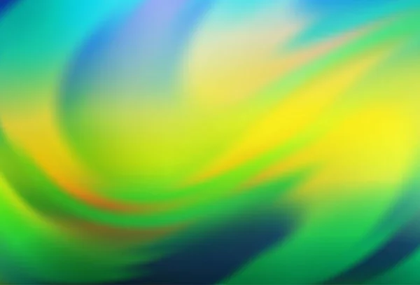 ダークブルー イエローベクトルカラフルな抽象的な背景 — ストックベクタ