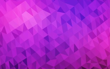 Çizgileri ve üçgenleri olan vektörsüz bir düzen. Soyut arkaplanda renkli eğimli üçgenler