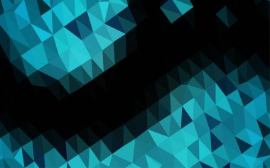 Çizgileri ve üçgenleri olan vektörsüz bir düzen. Soyut arkaplanda renkli eğimli üçgenler