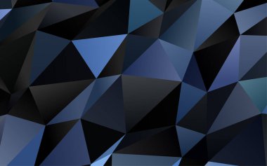 Çizgileri ve üçgenleri olan vektörsüz bir düzen. Soyut arkaplanda renkli eğimli üçgenler