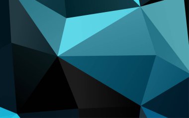 Çizgileri ve üçgenleri olan vektörsüz bir düzen. Soyut arkaplanda renkli eğimli üçgenler