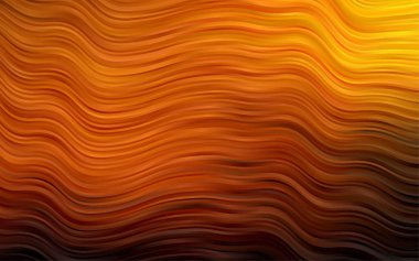 Farklı şekil ve renklerdeki bulanık dalgalı çizgiler. Gradyanı olan belirsiz soyut bir illüstrasyon.