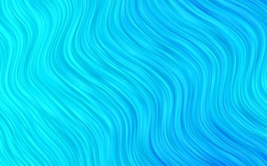 Farklı şekil ve renklerdeki bulanık dalgalı çizgiler. Gradyanı olan belirsiz soyut bir illüstrasyon.